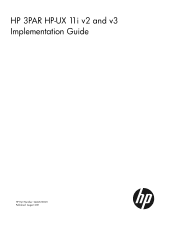HP P10000 HP 3PAR HP-UX 11i v2, v3 Implementation Guide (QL226-96021, August 2011)