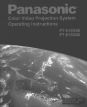 Panasonic PT-51SX60 PT51SX60A User Guide