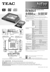 TEAC DV-W28U-V DV-W28U-V Brochure