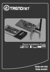 TRENDnet TEW-441PC Quick Installation Guide