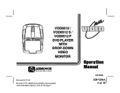 Audiovox VOD85 Operation Manual