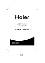 Haier PDVD771 User Manual