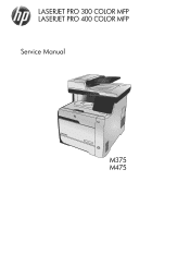 HP LaserJet Pro 400 Service Manual