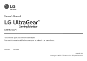 LG 27GN950-B Owners Manual