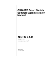 Netgear GS748TP-100NAS GS724TP User Manual