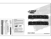 Pyle PT6800 PT5800 Manual 1
