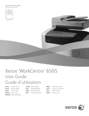 Xerox 6505/N User Guide