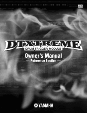 Yamaha DTXTREME Owner's Manual (reference Section)