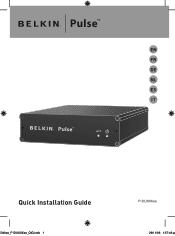 Belkin F1DU120 F1DUXXXea  BELKIN PULSE Quick Install Guide