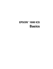 Epson 1000 ICS Basics