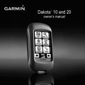 Garmin Dakota 10 Owner's Manual