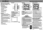 Insignia NS-DPF8TR Quick Setup Guide (Spanish)
