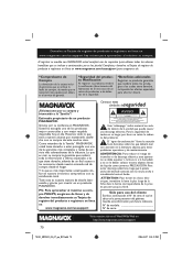 Magnavox MDV435 User manual,  Spanish
