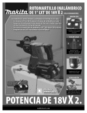Makita HRH01ZX2 Flyer (Spanish)