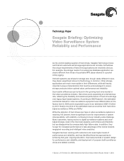 Seagate SV35.3 Seagate Briefing: Optimizing Surveillance DVR Reliability (108K, PDF)