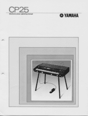 Yamaha CP25 Owner's Manual (image)