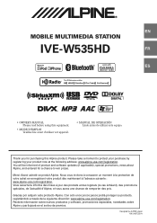 Alpine IVE-W535HD Owner's Manual (french)