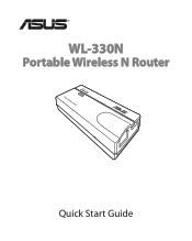 Asus WL-330N Quick Start Guide
