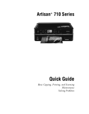Epson Artisan 710 Quick Guide
