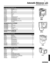 Hayward SP1067 Parts Guide
