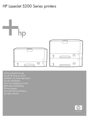 HP 5200tn HP LaserJet 5200 Series Printer - Getting Started Guide (multiple language)