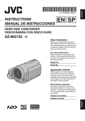 JVC GZMG730BUS Instruction Manual