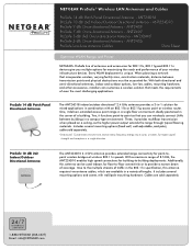 Netgear ANT224D10 Product Data Sheet