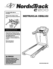 NordicTrack C 200 Treadmill Polish Manual