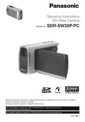 Panasonic SDR-SW20S Sd Movie Camera - Multi Language