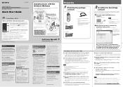 Sony NW-E505 Quick Start Guide