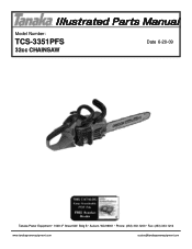 Tanaka TCS-3351PFS Parts List
