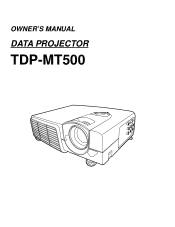 Toshiba TDPMT500 Owners Manual