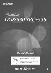Yamaha YPG-535 Owner's Manual