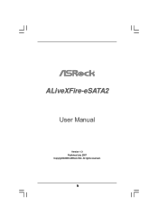 ASRock ALiveXFire-eSATA2 User Manual