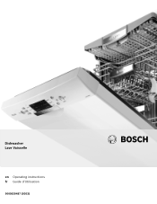 Bosch SGV63E03UC Instructions for Use