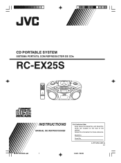 JVC RC-EX25S Instruction Manual
