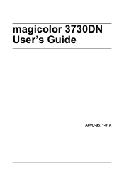 Konica Minolta magicolor 3730DN magicolor 3730DN User Guide