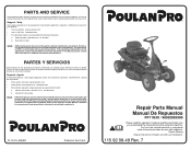 Poulan PP11G30 Parts Manual