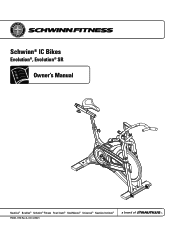 Schwinn Evolution Indoor Cycling Bike Owner's Manual