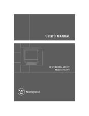 Westinghouse LTV-20V4 User Manual
