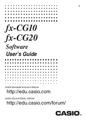 Casio FX-CG10 Software User Guide