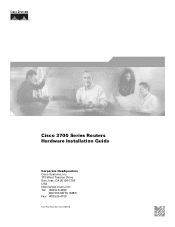 Cisco 3725 Hardware Installation Guide