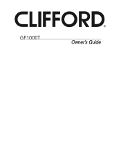 Clifford GP1000T Owners Guide