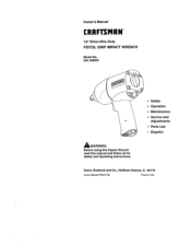Craftsman 9-19905 Owners Manual