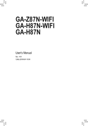 Gigabyte GA-H87N User Manual