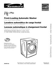 Kenmore 4751 Use and Care Guide