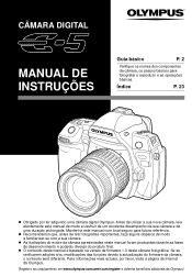 Olympus E-5 E-5 Manual de Instru败s (Portugu鱩