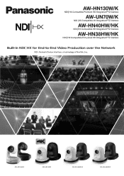 Panasonic AW-HN38H NDI|HX PTZ Camera Brochure
