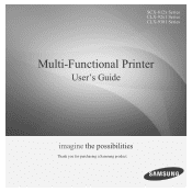 Samsung CLX-9251NA User Manual Ver.1.03 (English)