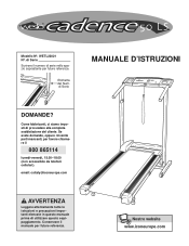 Weslo Cadence 50 Ls Italian Manual